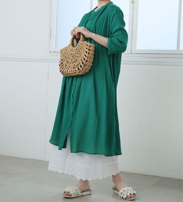 A HAPPY MARILYN（アハッピーマリリン）の「【大きいサイズ】【Ｍ～８Ｌ／選べる丈】脱！股ずれ宣言！裾レースぺチパンツ（肌着・インナーウェア）」｜詳細画像
