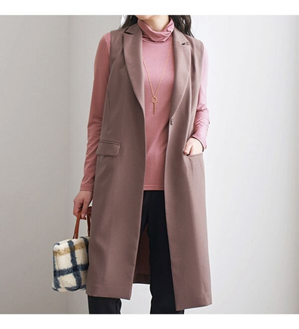 BELLUNA（ベルーナ）の「なめらかテンセル（ＴＭ）繊維ストレッチプルオーバー（カットソー）」｜詳細画像