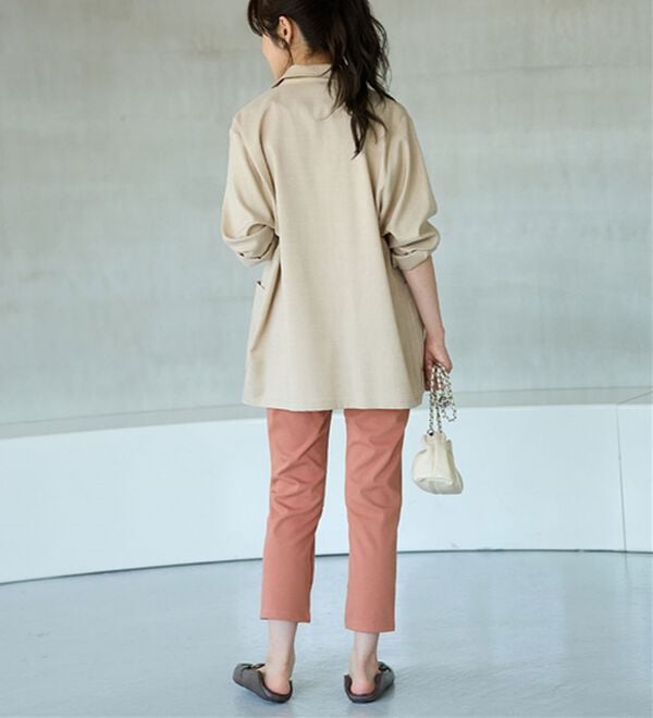 BELLUNA（ベルーナ）の「【再入荷】美ストレッチ素材アンクル丈レギンスパンツ（クロップドパンツ）」｜詳細画像