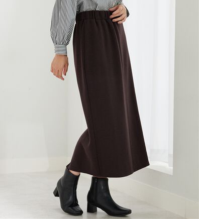 BELLUNA（ベルーナ）の「ふんわり起毛素材ナロースカート（ロングスカート）」