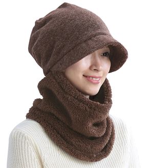 「顔まわりすっぽり！あったかキャスケット（帽子）」｜詳細画像