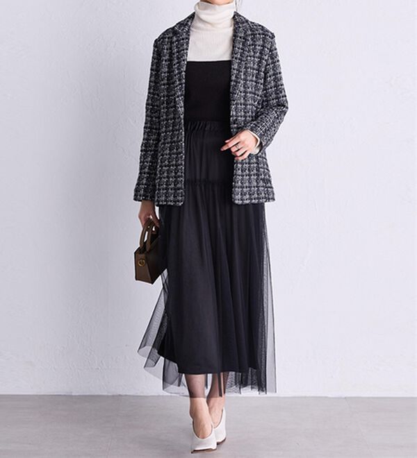 RANAN（ラナン）の「ツイードジャケット（テーラードジャケット）」｜詳細画像