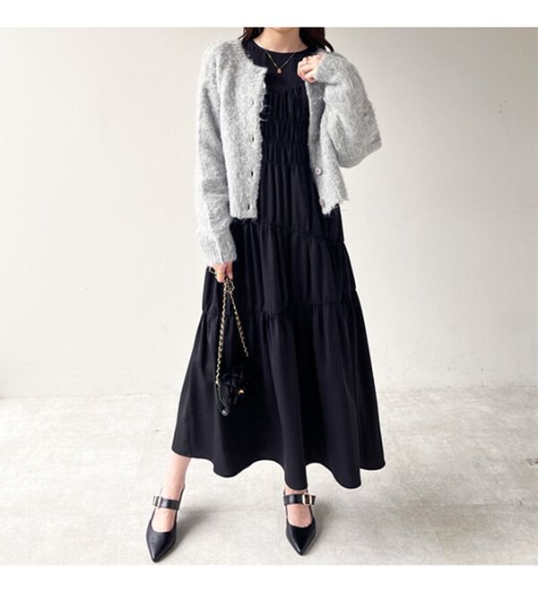 GeeRA（ジーラ）の「オケージョンにも対応！コルセット風デザインワンピ（その他ワンピース）」｜詳細画像