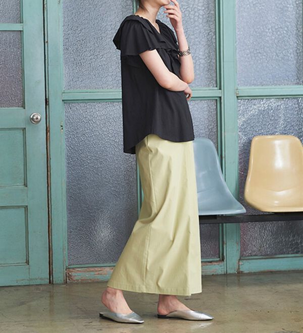 RANAN（ラナン）の「〈グラフェン〉ハイスペックストレッチナロ－スカート（ロングスカート）」｜詳細画像