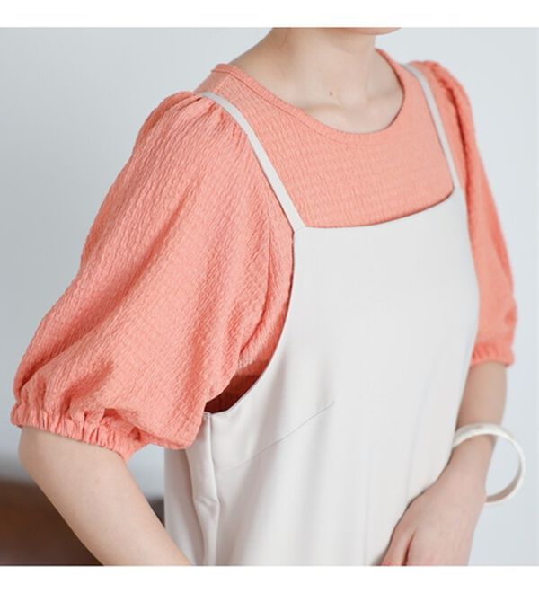 GeeRA（ジーラ）の「バルーンスリーブジャカードカットソー（カットソー）」｜詳細画像