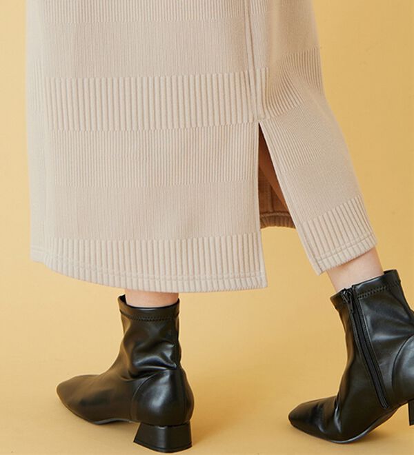 BELLUNA（ベルーナ）の「ボーダージャカードナロースカート（ロングスカート）」｜詳細画像