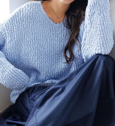 RANAN（ラナン）の「スラブヤーンボリュームニット（ニット・セーター）」