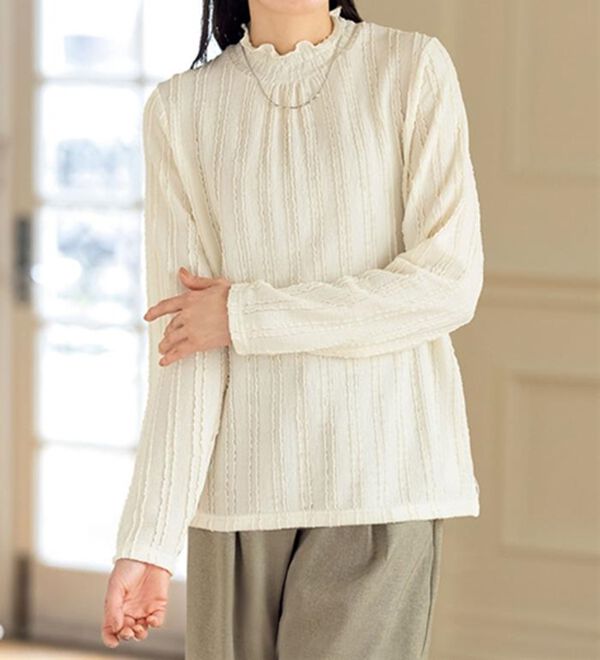 【未使用、未使用に近い　美品】クーラクール　長袖チュニック　スカパンセット 144444-1.jpg