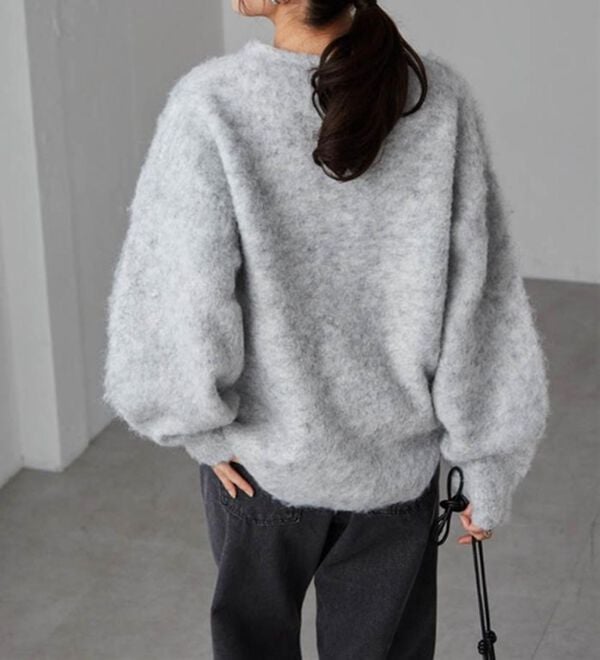 RANAN（ラナン）の「ディープキーネックシャギーニット（ニット・セーター）」｜詳細画像