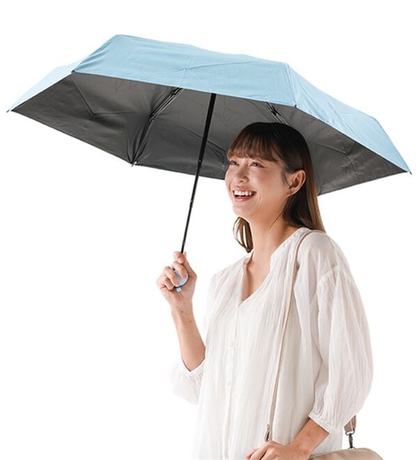 「【２色組】晴雨兼用　コンパクト遮熱日傘（レイングッズ）」｜詳細画像
