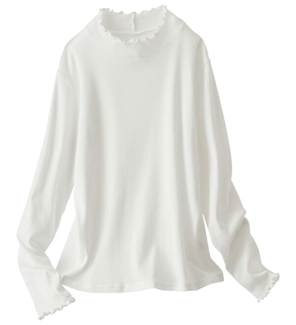 BELLUNA（ベルーナ）の「《ＨｕｇＲｅａｍコットン》メロウリブプルオーバー（カットソー）」｜詳細画像