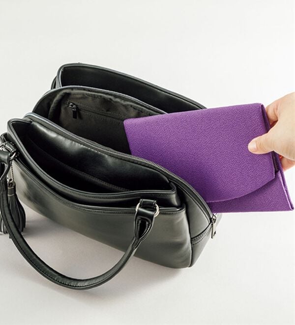 BELLUNA（ベルーナ）の「羊革フォーマル手提げ（ハンドバッグ）」｜詳細画像