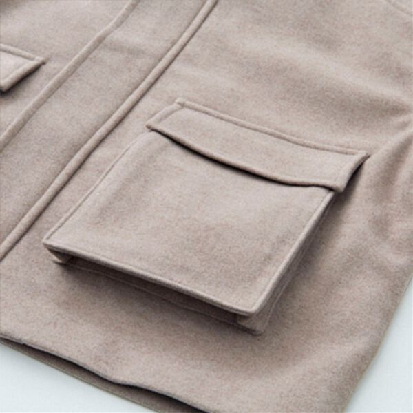 RANAN（ラナン）の「スタンドショートコート（ブルゾン）」｜詳細画像