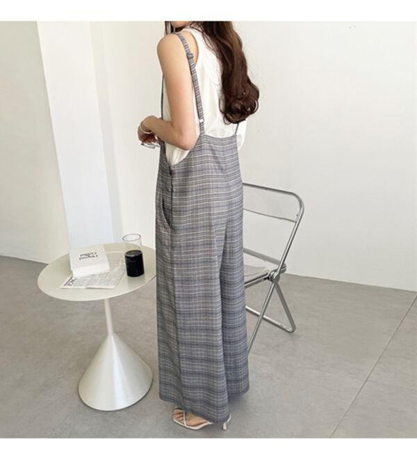 GeeRA（ジーラ）の「サロペットワイドパンツ（オールインワン）」｜詳細画像