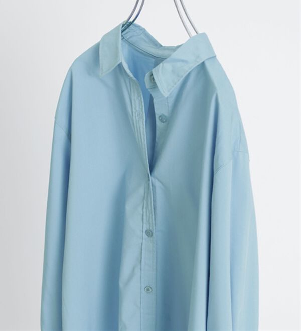 BELLUNA（ベルーナ）の「＜ＳＯＬＯＴＥＸ（Ｒ）＞ストレッチビッグシャツ（シャツ）」｜詳細画像