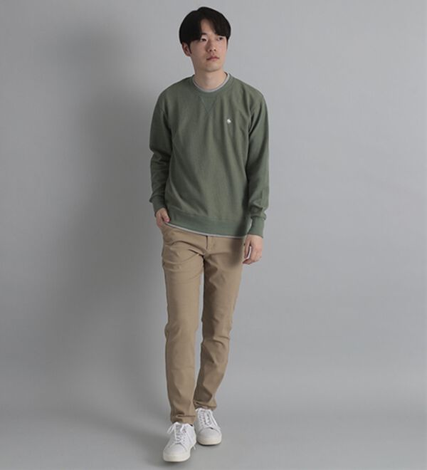 「＜ポロ・ビーシーエス＞ワッフルレイヤードトレーナー（メンズトレーナー）」｜詳細画像