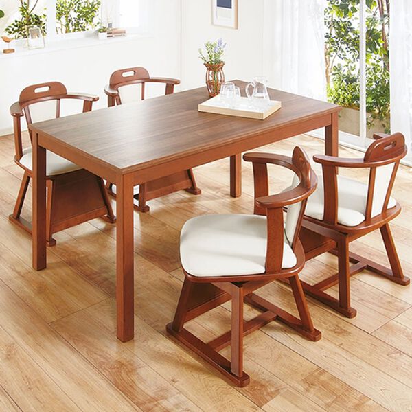 「メラミン天板のダイニングこたつテーブル（こたつテーブル）」｜1