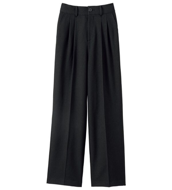 ルフラン（ルフラン）の「こ綺麗でこなれたウールライクパンツ（フルレングスパンツ）」｜詳細画像