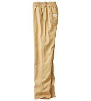 ルフラン（ルフラン）の「ラクばきコットン混パンツ＜ポプル＞（フルレングスパンツ）」｜ベージュ