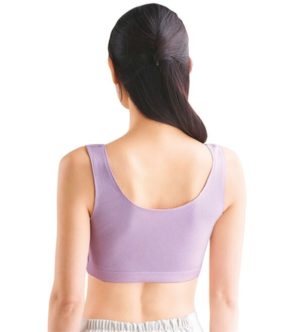 「【３色組】肌にやさしい綿１００％前開きブラ（ノンワイヤーブラ）」｜詳細画像