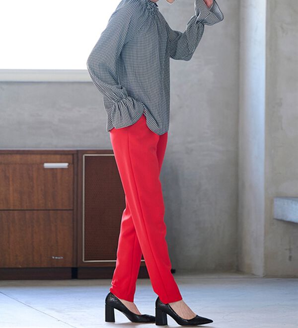 RANAN（ラナン）の「シャーリングハイネックキャンディーブラウス（ブラウス）」｜詳細画像