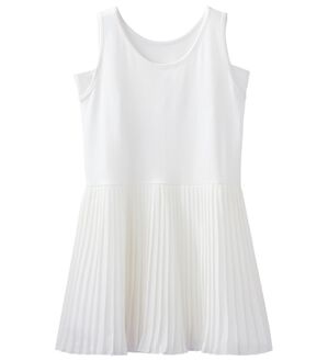 LAVIENNE（ラヴィエンヌ）の「【コーデにプラス！】裾魅せプリーツが可愛いタンクトップ（肌着・インナーウェア）」｜オフホワイト