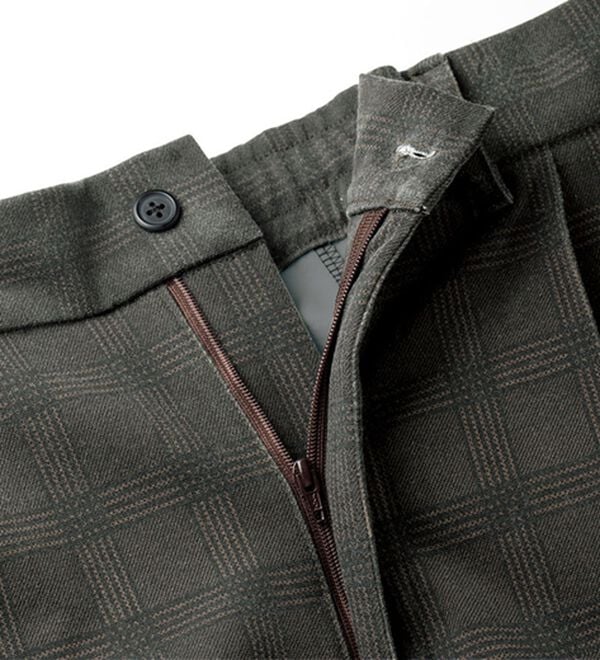 「快適上品プレミアムジャージスラックス（メンズフルレングスパンツ）」｜詳細画像