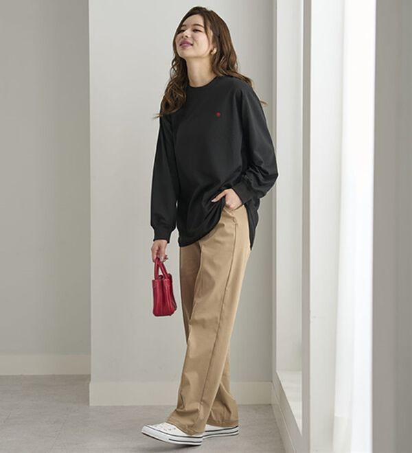 BELLUNA（ベルーナ）の「【ＰＯＬＯ　ＢＣＳ】ミニ裏毛素材デザイントップス（カットソー）」｜詳細画像