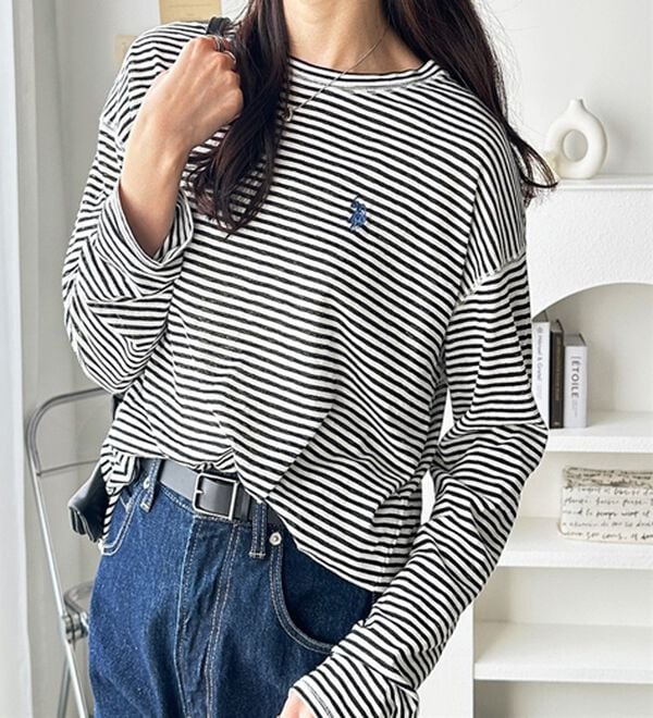 GeeRA（ジーラ）の「【Ｕ．Ｓ．ＰＯＬＯ　ＡＳＳＮ．】スラブシアーロンＴ（Tシャツ）」｜詳細画像