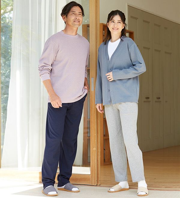 「【３本組】肌に優しい綿１００％なめらかスムースパンツ（メンズルームウェア）」｜詳細画像