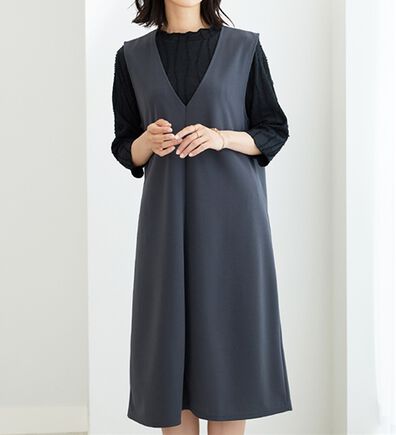 BELLUNA（ベルーナ）の「【2点セット】ジャカードプルオーバー＆ジャンスカセット（アンサンブル）」