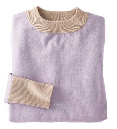 BELLUNA（ベルーナ）の「ラメ入り配色ニットプルオーバー（ニット・セーター）」