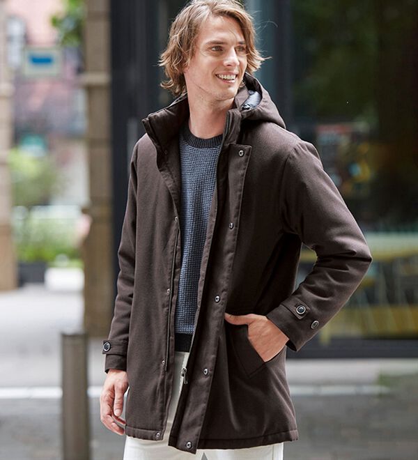 コムルヴァン・オム＞ウール調ハーフコート - ベルーナ【公式】 