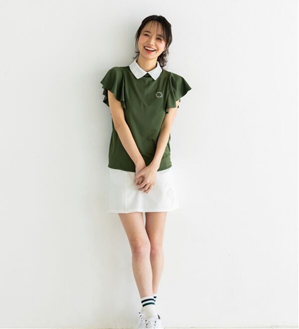 BELLUNA（ベルーナ）の「【三枝こころコラボ】後ろプリーツスカート（ミニスカート）」｜詳細画像