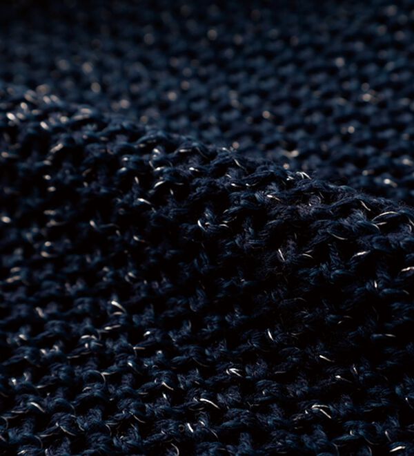 BELLUNA（ベルーナ）の「スパンコール付透かし編みニットプルオーバー（ニット・セーター）」｜詳細画像