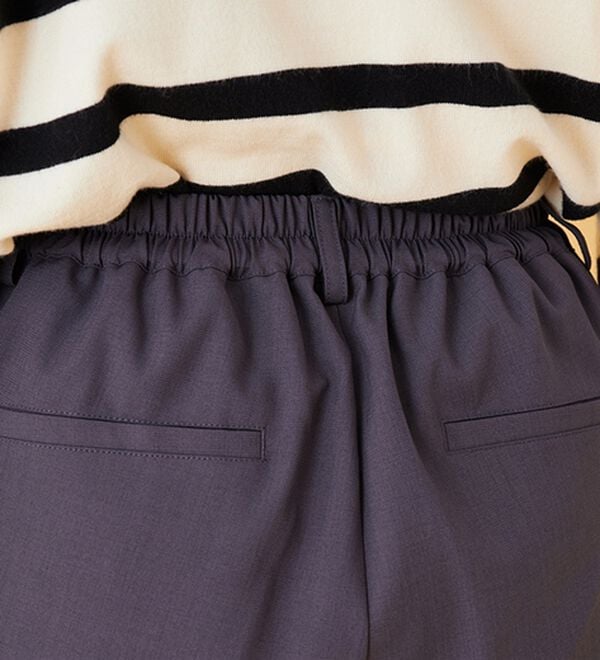 BELLUNA（ベルーナ）の「麻調ストレッチ素材テーパードパンツ（テーパードパンツ）」｜詳細画像