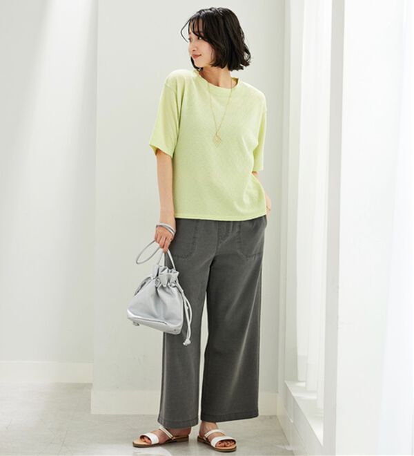 BELLUNA（ベルーナ）の「ジャカード素材プルオーバー（カットソー）」｜詳細画像