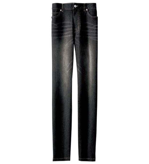 BELLUNA（ベルーナ）の「ふんわり裏起毛ストレッチデニムパンツ（フルレングスパンツ）」｜詳細画像