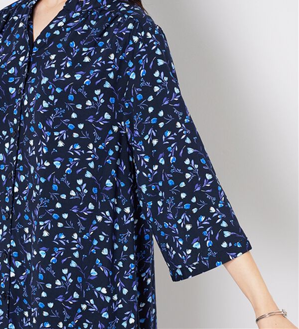 BELLUNA（ベルーナ）の「レーヨン素材袖フレアーワンピース（その他ワンピース）」｜詳細画像