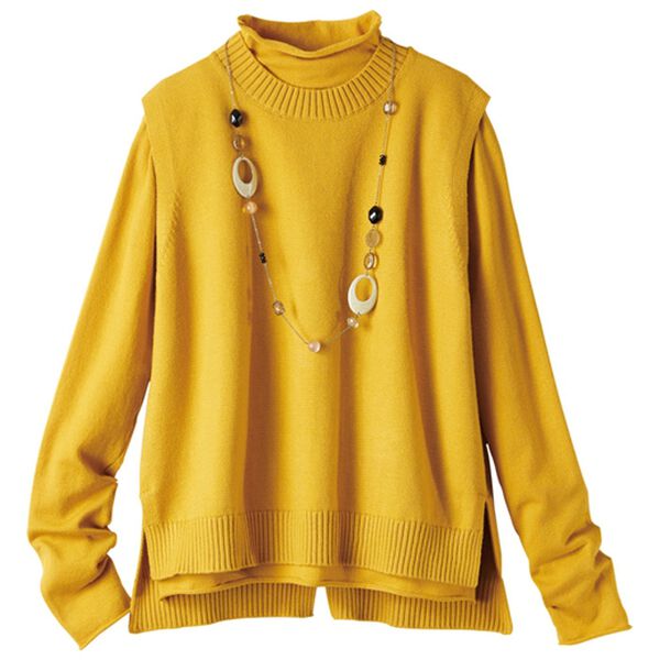 ルフラン（ルフラン）の「後ろボタンニットアンサンブル（アンサンブル）」｜詳細画像