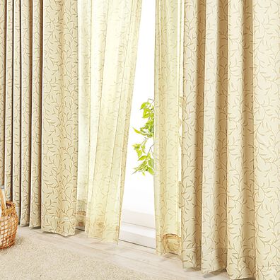 「簡単！素敵にコーディネートカーテンセット「アイビー」（ドレープカーテン）」