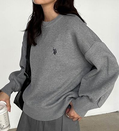 RANAN（ラナン）の「＜U.S.POLO ASSN.＞刺繍スウェットライクニット（ニット・セーター）」