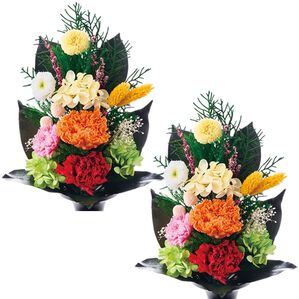 「プリザーブドフラワー「蘭華」（仏壇・仏具）」｜2個