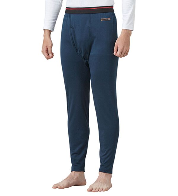 「【４枚組】サーモケア（Ｒ）綿混裏起毛ロングタイツ（メンズ靴下・タイツ）」｜詳細画像