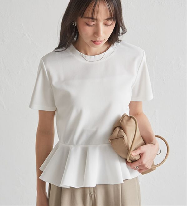 RANAN（ラナン）の「イレヘムペプラムTシャツ（カットソー）」｜詳細画像