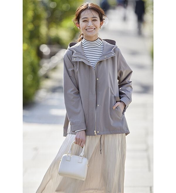 BELLUNA（ベルーナ）の「２枚組！秋冬に使える万能アウター（ハーフコート）」｜詳細画像