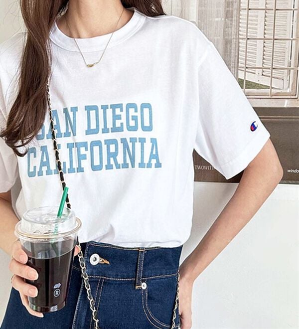 GeeRA（ジーラ）の「【ｃｈａｍｐｉｏｎ】ロゴＴシャツ（Tシャツ）」｜詳細画像