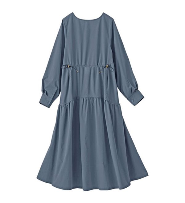 BELLUNA（ベルーナ）の「ウエストギャザーゆったりワンピース（その他ワンピース）」｜詳細画像