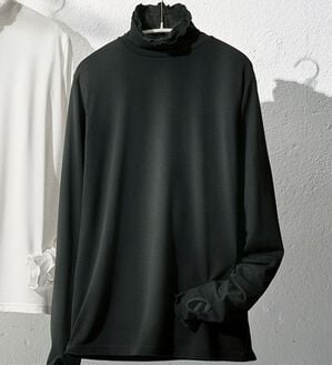 BELLUNA（ベルーナ）の「着るだけＵＶ対策シアーインナー（カットソー）」｜ブラック