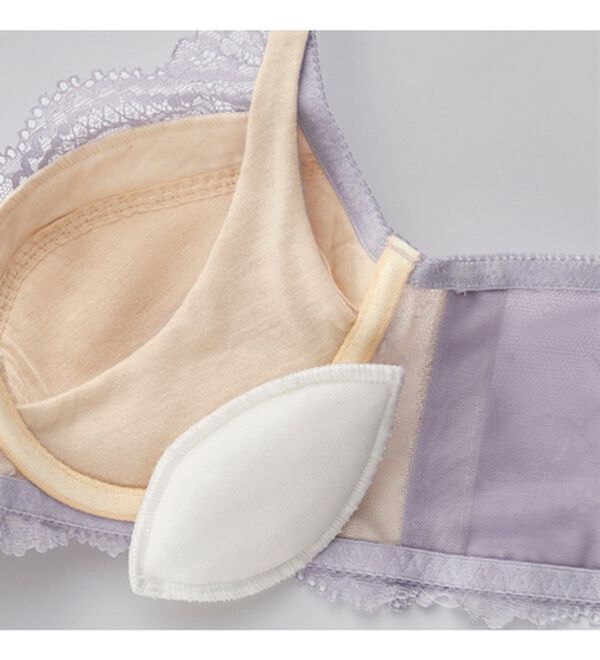 YU'NOW（ユナウ）の「上向きバストの美谷間ブラ＆ショーツ（ブラジャー＆ショーツセット）」｜詳細画像